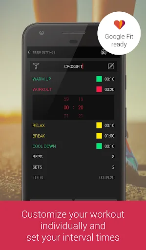 Tabata Interval HIIT Timer screenshot 2