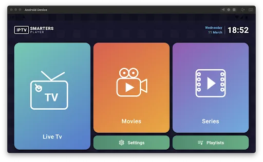 IPTV Smarters PRO screenshot 1