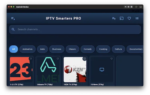IPTV Smarters PRO screenshot 2