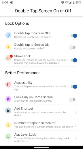 Double Tap Screen On or Off screenshot 1