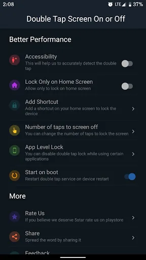 Double Tap Screen On or Off screenshot 2