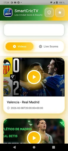 SmartCricTV – Live Cricket HD screenshot 2