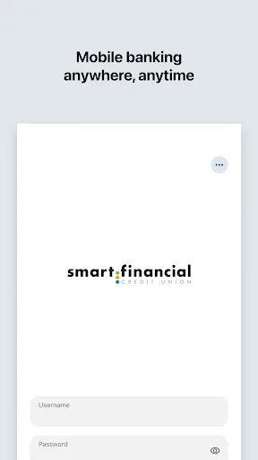 Smart Financial Mobile App screenshot 1