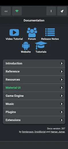 DroidScript: JS and Python IDE screenshot 4