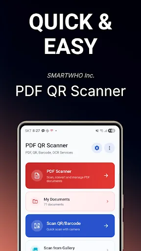 QR Code Scanner & PDF Scanner screenshot 1