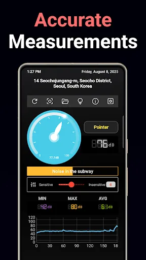 Sound Meter - dB Noise Meter screenshot 4