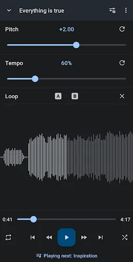 Music Speed Changer screenshot 1