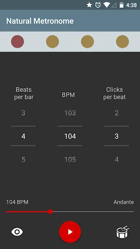 Natural Metronome screenshot 1