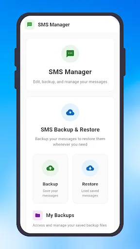 SMS Backup Pro screenshot 1