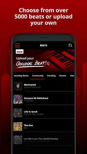 AutoRap by Smule: Rap to Beats screenshot 2
