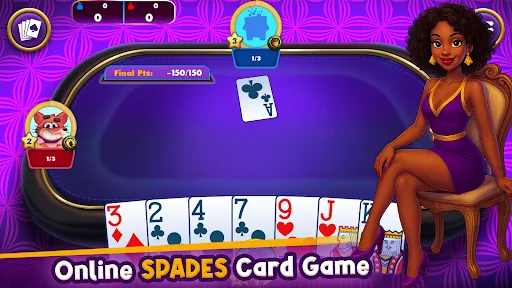 Spades Elite: Card Game Online screenshot 1