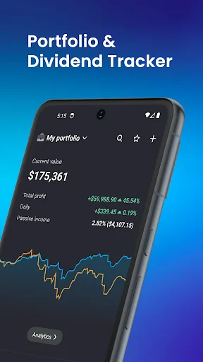 Snowball Analytics – dividends screenshot 1