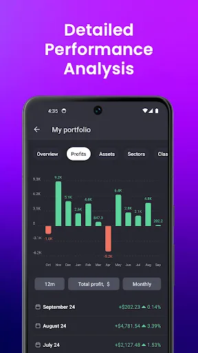 Snowball Analytics – dividends screenshot 5