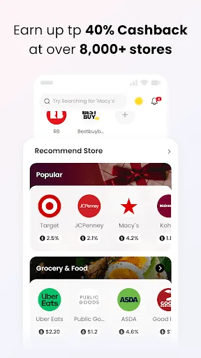Coupert - Coupons & Cash Back screenshot 2