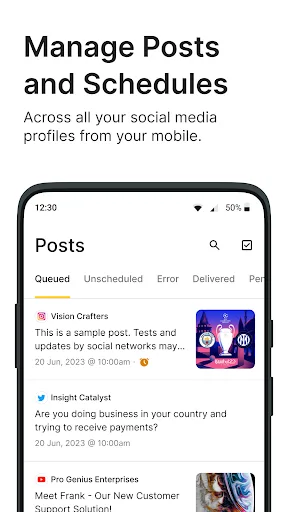 Social Dashboard screenshot 4