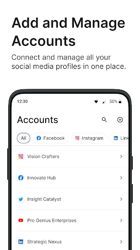 Social Dashboard screenshot 5