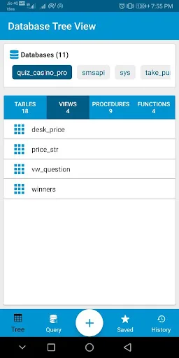 Server Admin  maintain databas screenshot 3
