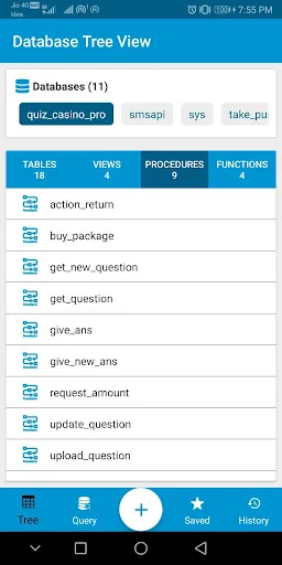 Server Admin  maintain databas screenshot 4