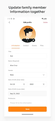 MyFamilyTree: Clan Genealogy screenshot 5