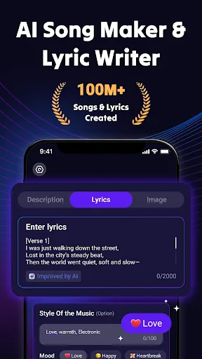 Rythmix: AI Music & Song Maker screenshot 2