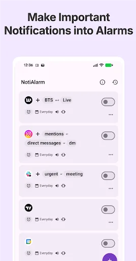 NotiAlarm: Smart Alerts screenshot 1