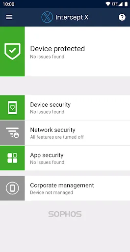 Sophos Intercept X for Mobile screenshot 1