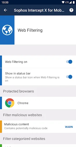 Sophos Intercept X for Mobile screenshot 4