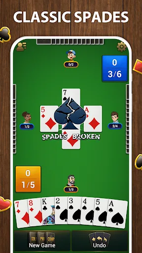 Spades Solitaire - Card Games screenshot 1