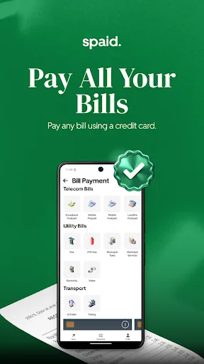 Spaid: Pay bills. Earn rewards screenshot 3