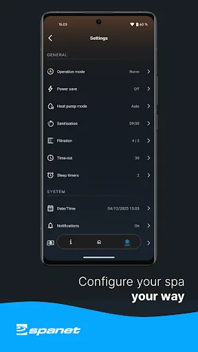 SpaNET SmartLink screenshot 4
