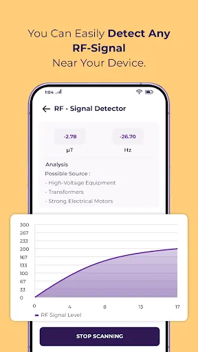 RF Signal Tracker & Detector screenshot 1
