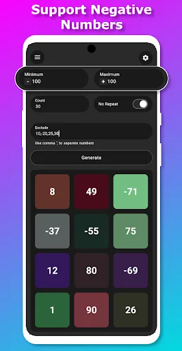 Random Number Generator screenshot 2