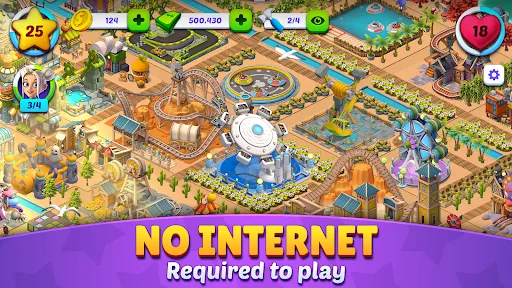 Roller Coaster Life Theme Park screenshot 2