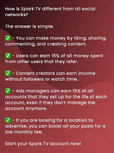 Spark TV screenshot 1