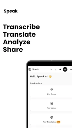 Record & Transcribe: Speak AI screenshot 1