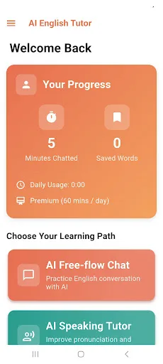 AI English Speaking Tutor screenshot 1