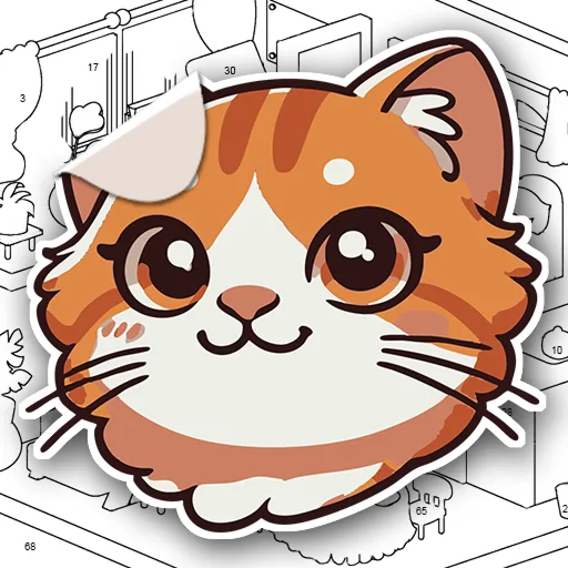 Sticker by Number - Color Book