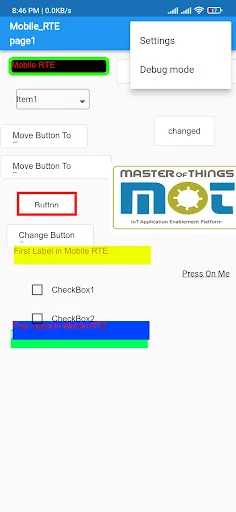 MasterOfThings Mobile RTE Dev screenshot 4