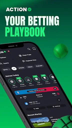 Action Network: Sports Tracker screenshot 1