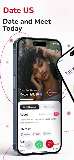 Date US: Fun, Chat & Meet Now screenshot 1