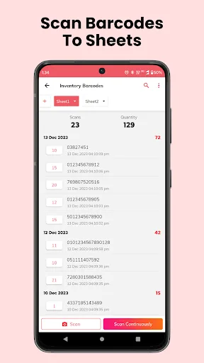 Upsheet: Spreadsheet Maker screenshot 2