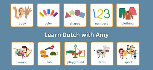Learn Dutch With Amy for Kids screenshot 1