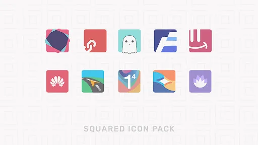 Squared - Square Icon Pack screenshot 1