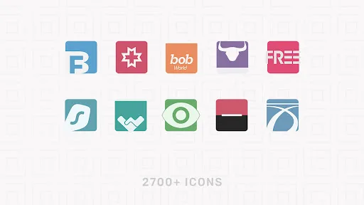 Squared - Square Icon Pack screenshot 3