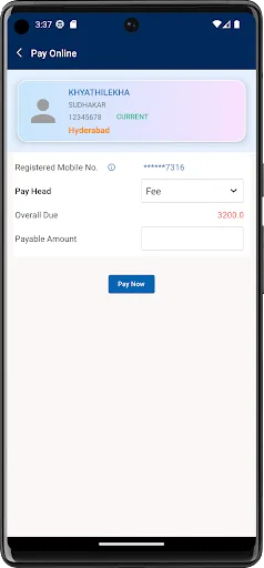 Sri Chaitanya Parent App screenshot 5