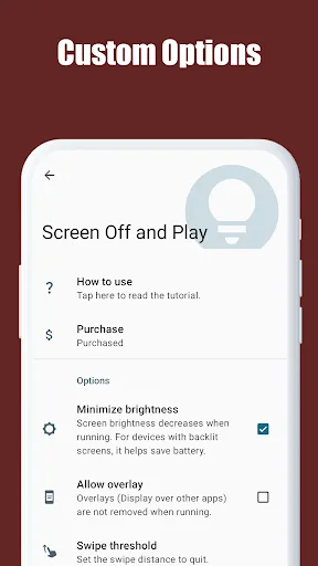 Screen Off & Play screenshot 4