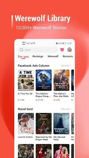 NovelNook - Romance & Werewolf screenshot 1