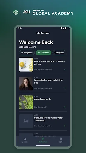 Starbucks Global Academy screenshot 1