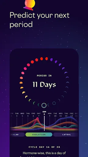 Stardust Period Tracker screenshot 2