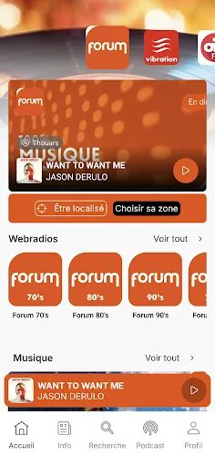 Forum - Radio & Podcasts screenshot 1